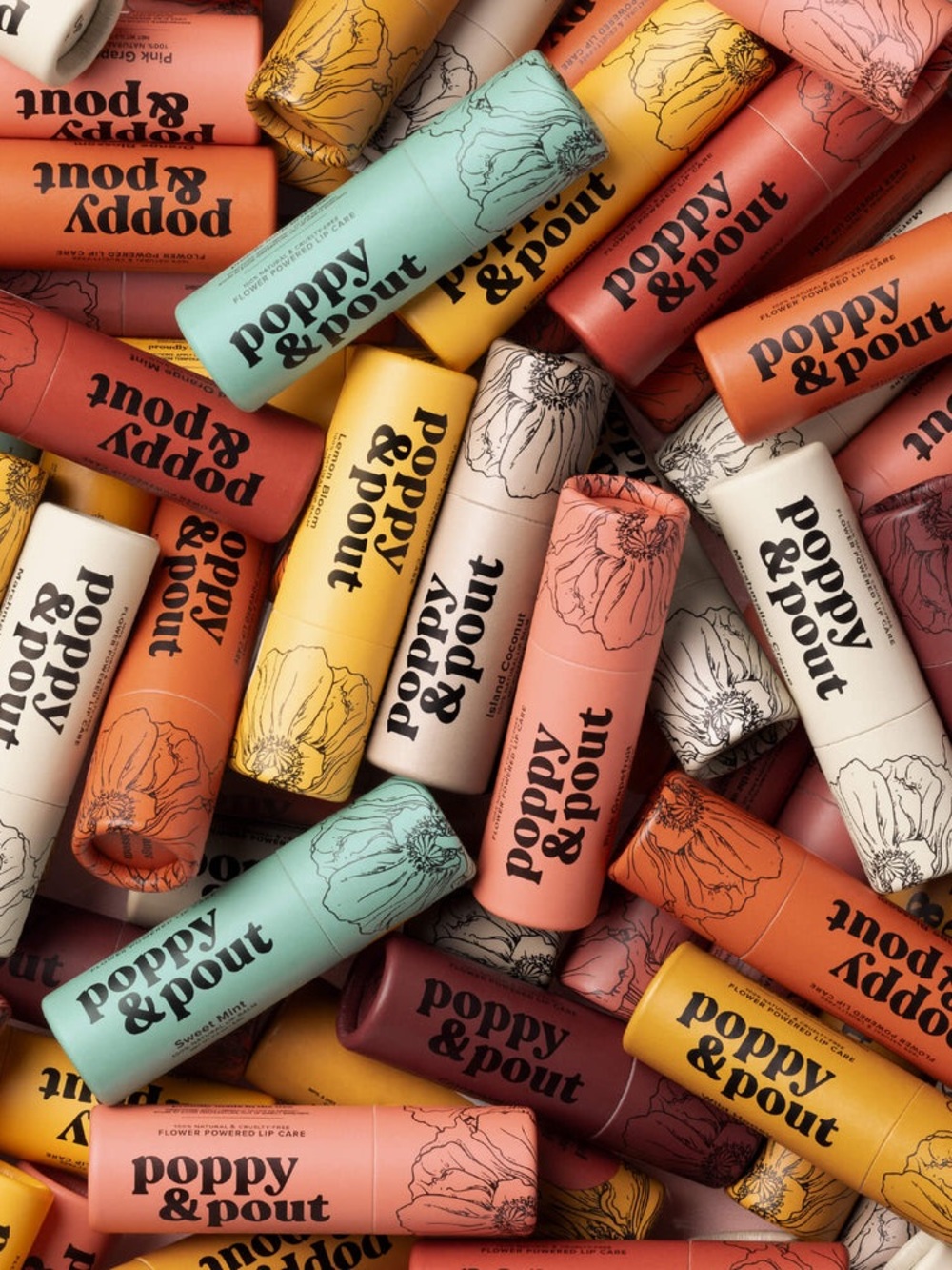 Poppy & Pout The Original Classics Jumbo Lip Balm 10 Pack Gift Set - Picture 3 of 5